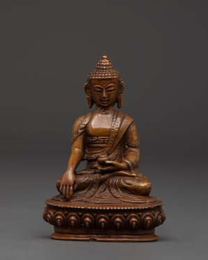 Copper Oxidized Shakyamuni Buddha