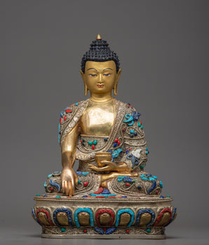 Sacred Copper Shakyamuni Buddha Statue