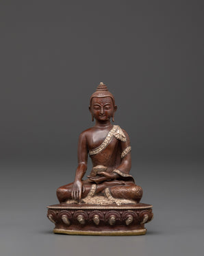 Traditional Shakyamuni Buddha Statue | Handcrafted Buddhist Sculpture