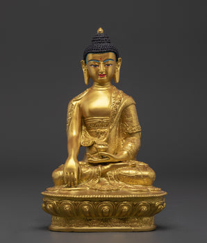 Tibetan Sculpture of Shakyamuni Buddha