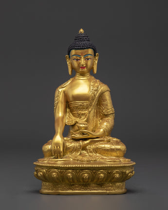 Tibetan Sculpture of Shakyamuni Buddha