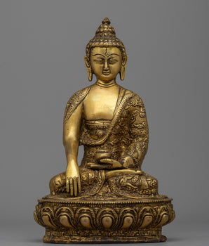 Shakyamuni Buddha Prayer Statue