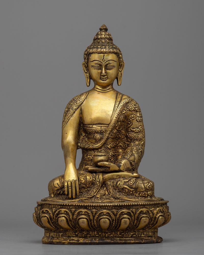 Shakyamuni Buddha Prayer Statue