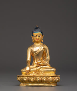 gold-plated-copper-shakyamuni-buddha