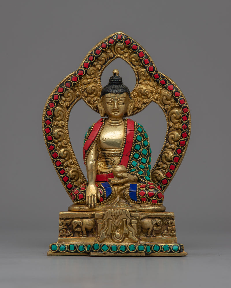 Shakyamuni Buddha with Throne