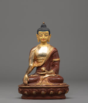Himalayan Sacred Shakyamuni Buddha Statue 