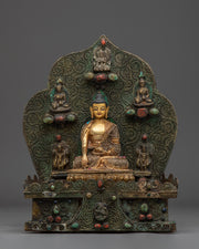 Peaceful Shakyamuni Buddha Sculpture 