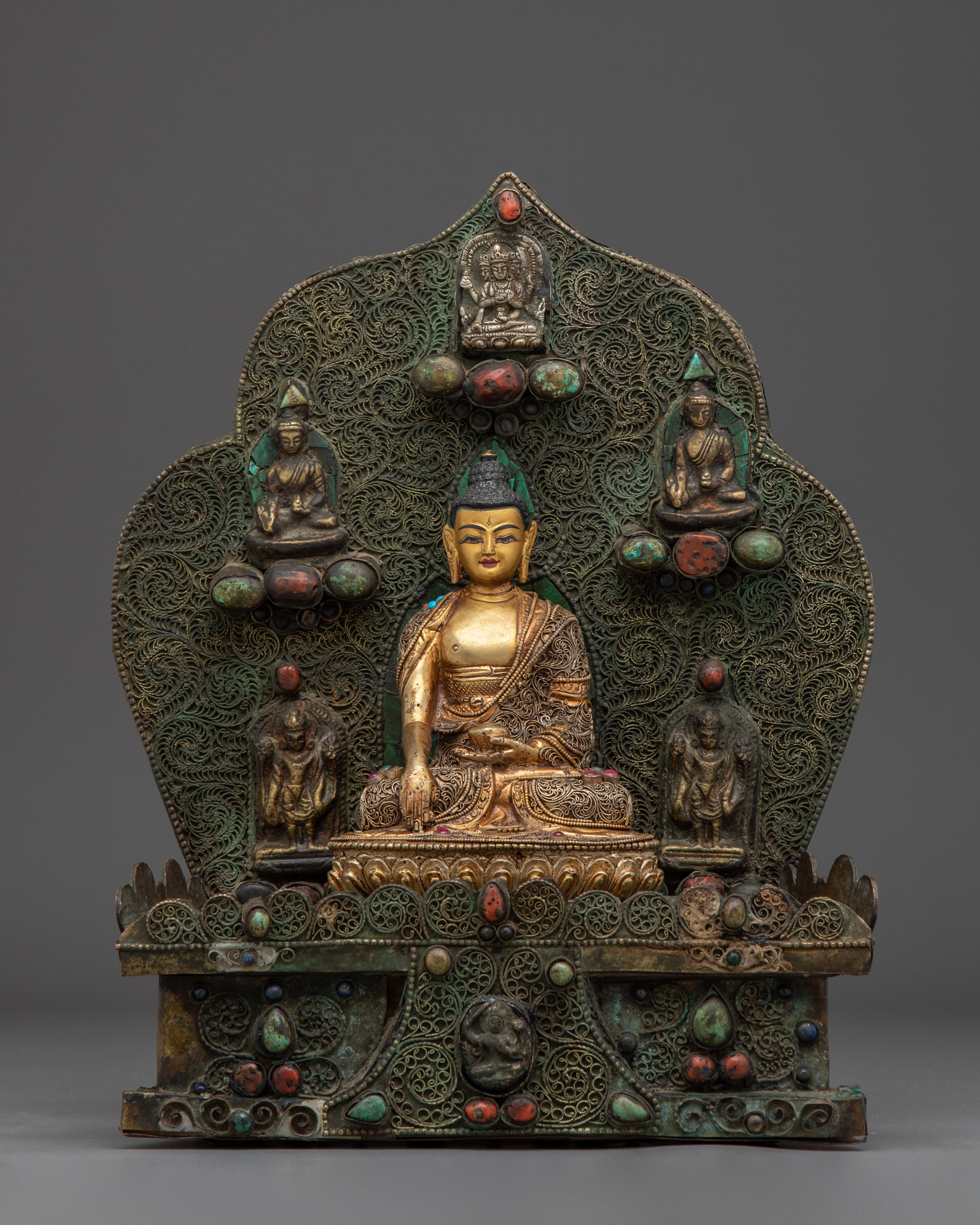 Peaceful Shakyamuni Buddha Sculpture 