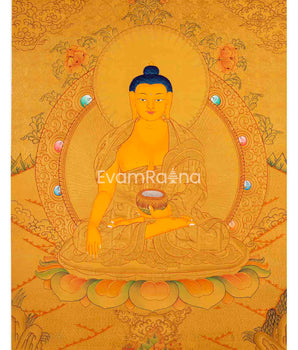24K Gold Style Shakyamuni Buddha