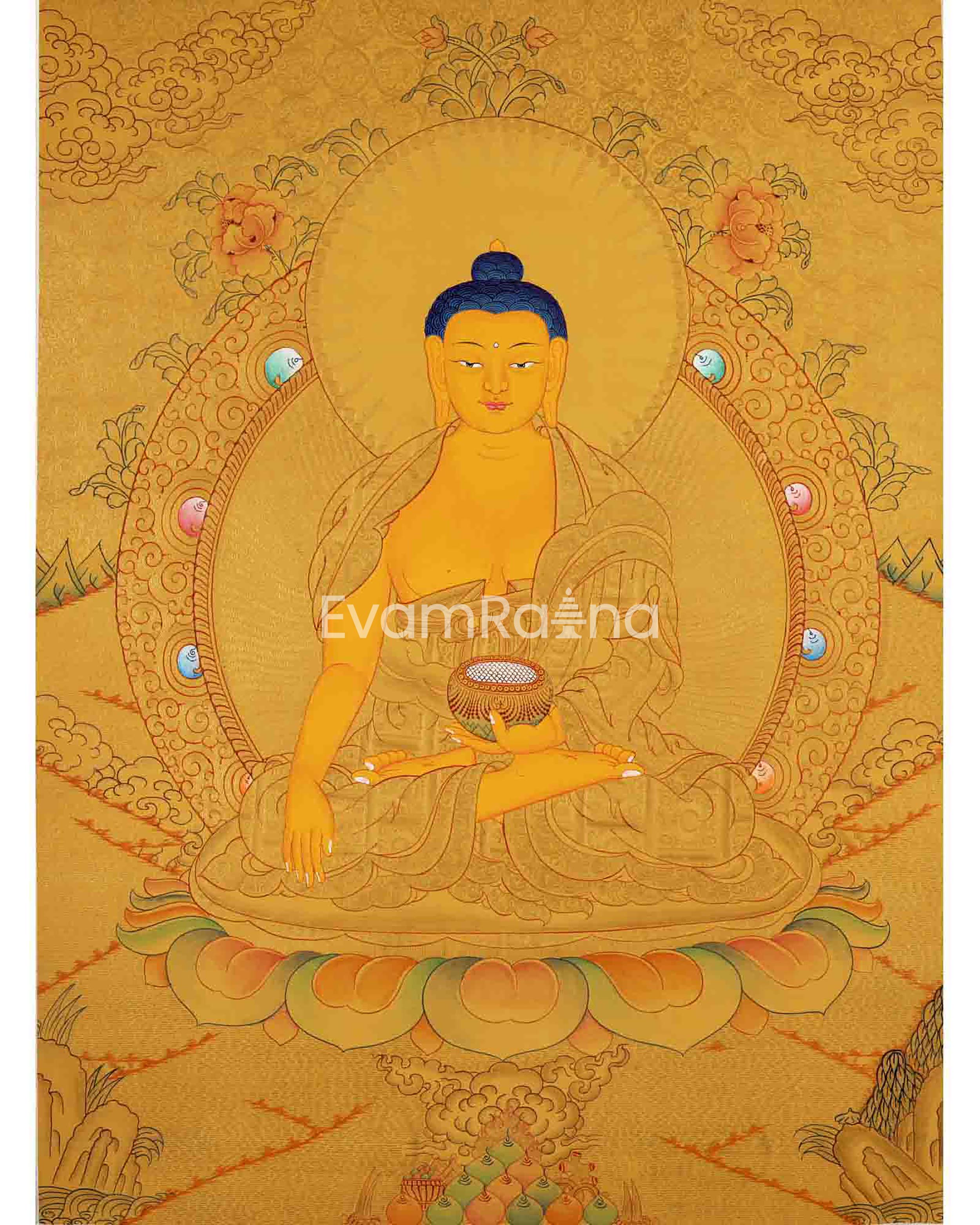 24K Gold Style Shakyamuni Buddha