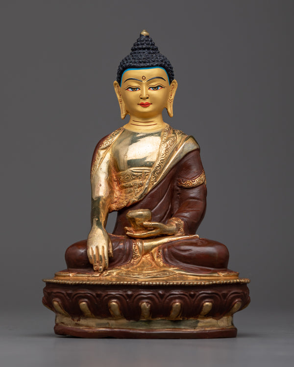 Shakyamuni Buddha Copper Sculpture