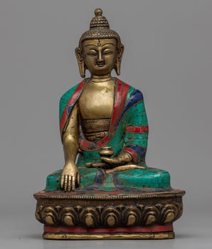 Brass Shakyamuni Buddha Statue