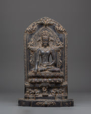 Shakyamuni Buddha on Throne Statue | Spiritual Home Decor