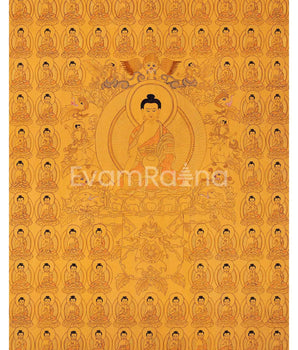 Wall hanging Shakyamuni Buddha Thangka