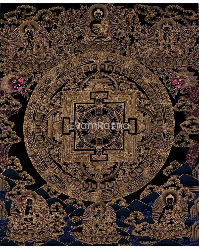 Buddha Shakyamuni Mandala Thangka