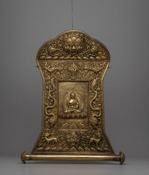 Shakyamuni Buddha Metal Thangka