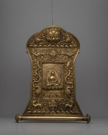 Shakyamuni Buddha Metal Thangka