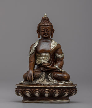 Portable Shakyamuni Buddha Copper Statue