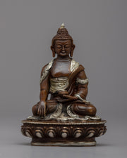 Portable Shakyamuni Buddha Copper Statue