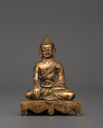 Handcrafted Shakyamuni Buddha Statue Spiritual Buddha Sculpture