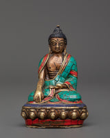 Sacred Copper Buddha Figurine