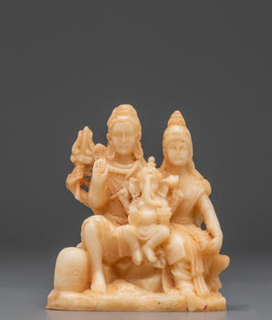 Shiva Family Statue | Handcrafted Spiritual Sculpture