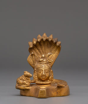 Shiva Linga with Naga and Nandi