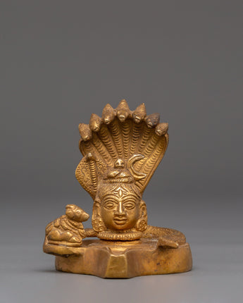 Shiva Linga with Naga and Nandi