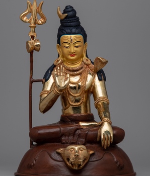 Copper Shiva Statue