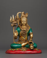 Brass Lord Shiva Statue 