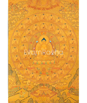 Full 24k Gold Style 35 Buddhas of Confession