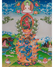 Tibetan Vajrayogini Thangka | Wisdom and Transformation Deity