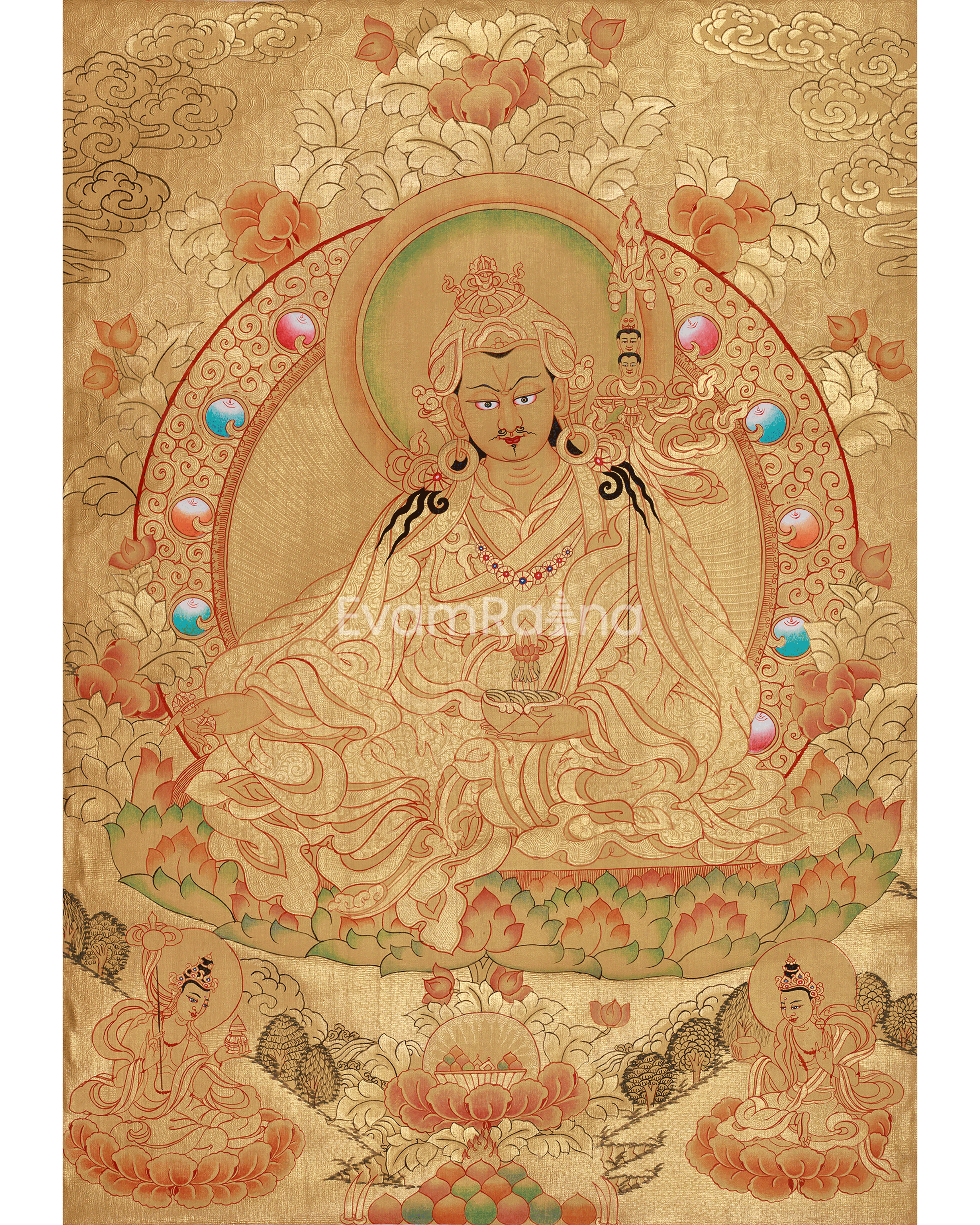 Guru Rinpoche Vajrayana Buddhist Art 