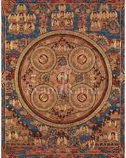 Buddha Mandala Tibetan Artwork     