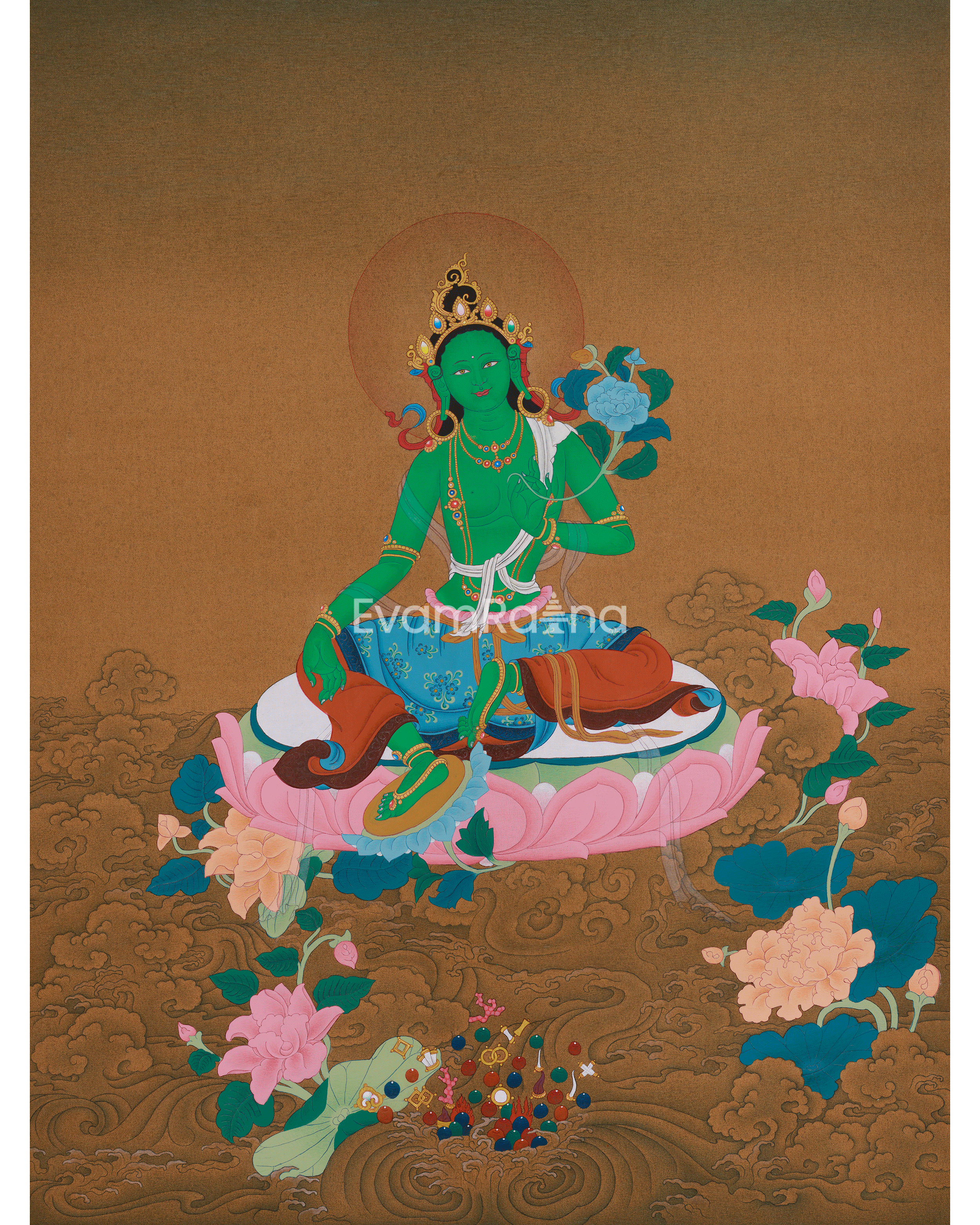 Divine Art Of Green Tara