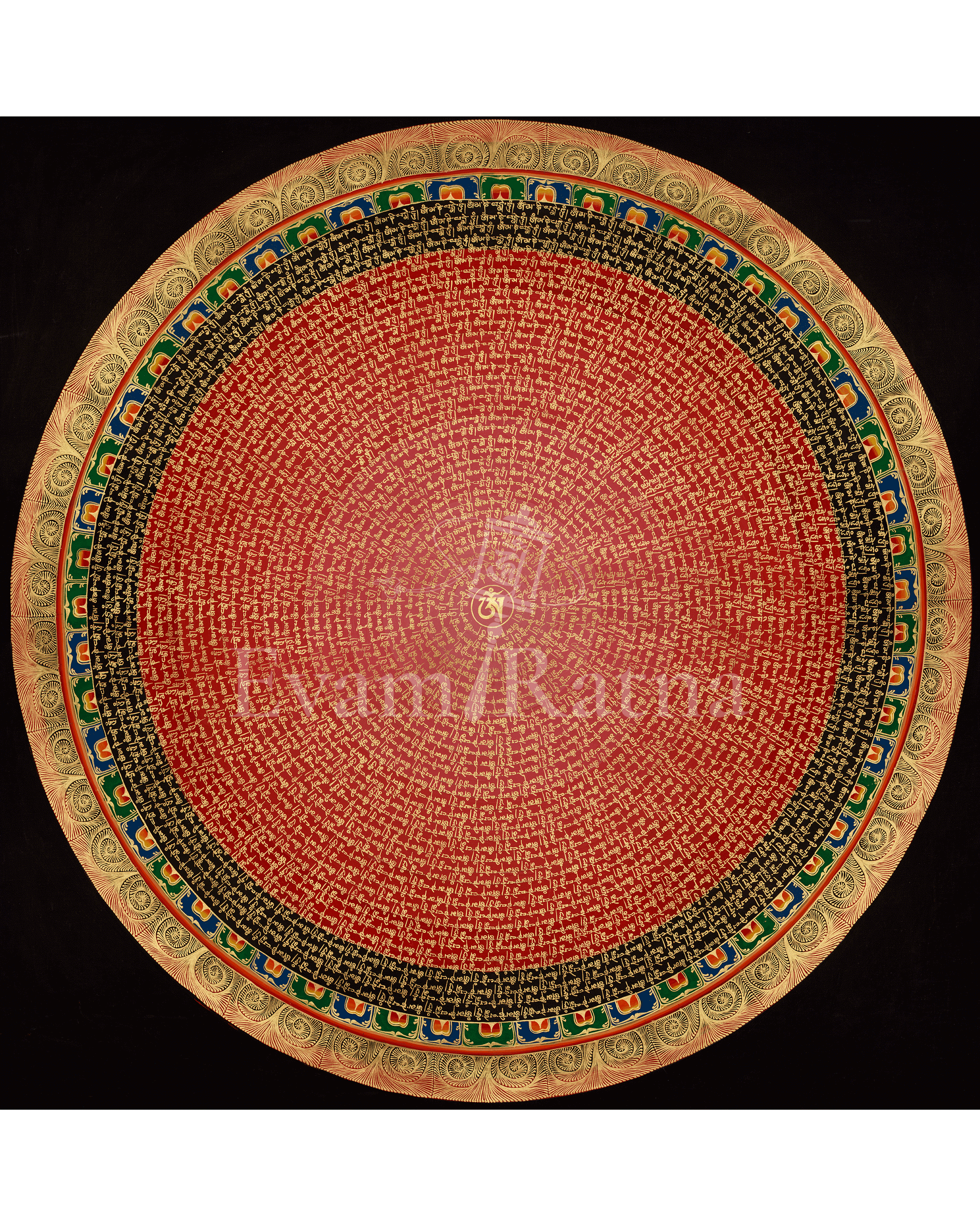 Himalayan Artwork of Mantra Mandala 