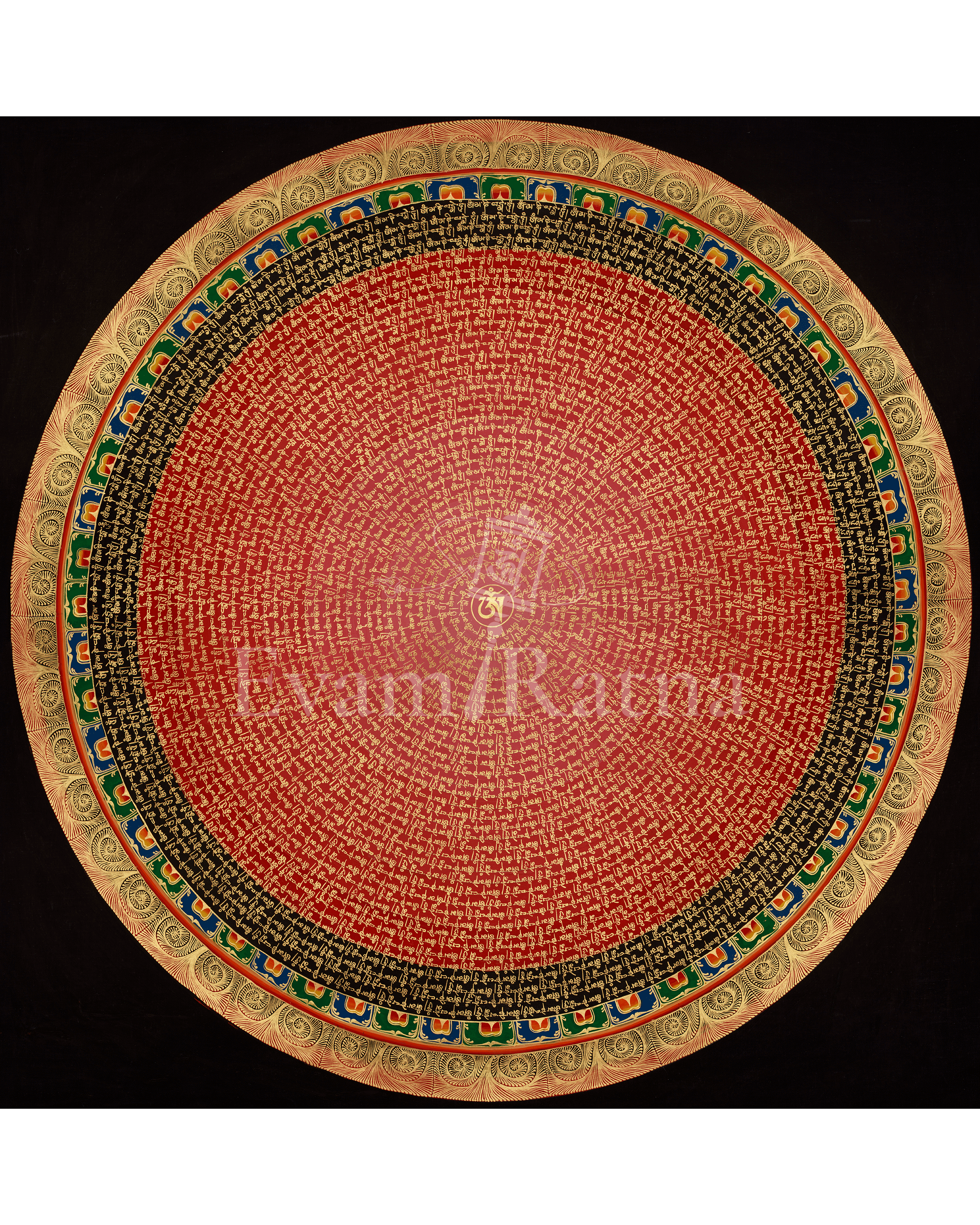 Himalayan Artwork of Mantra Mandala 