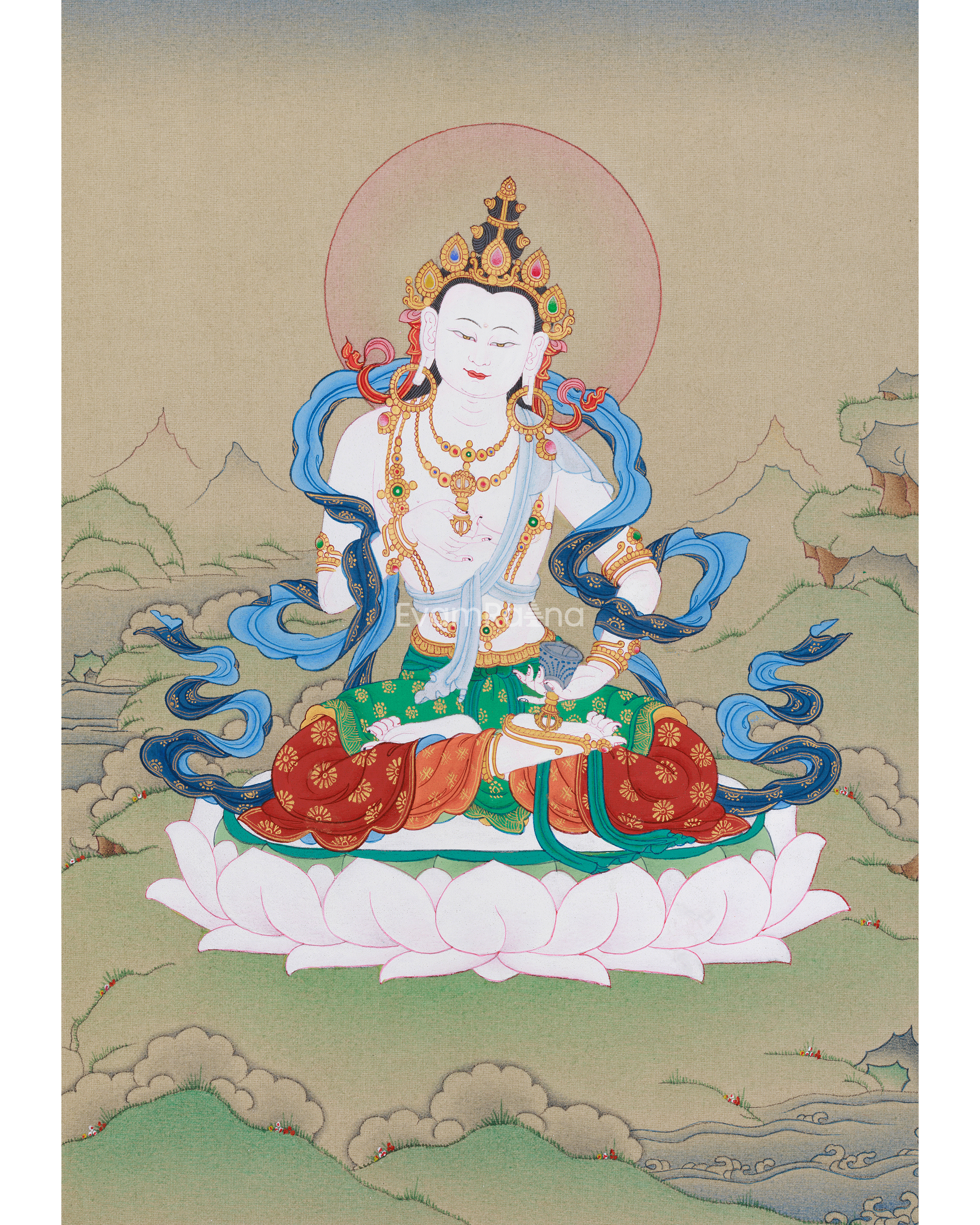 Divine Purifier Deity Vajrasattva Thangka | Dorje Sempa Art