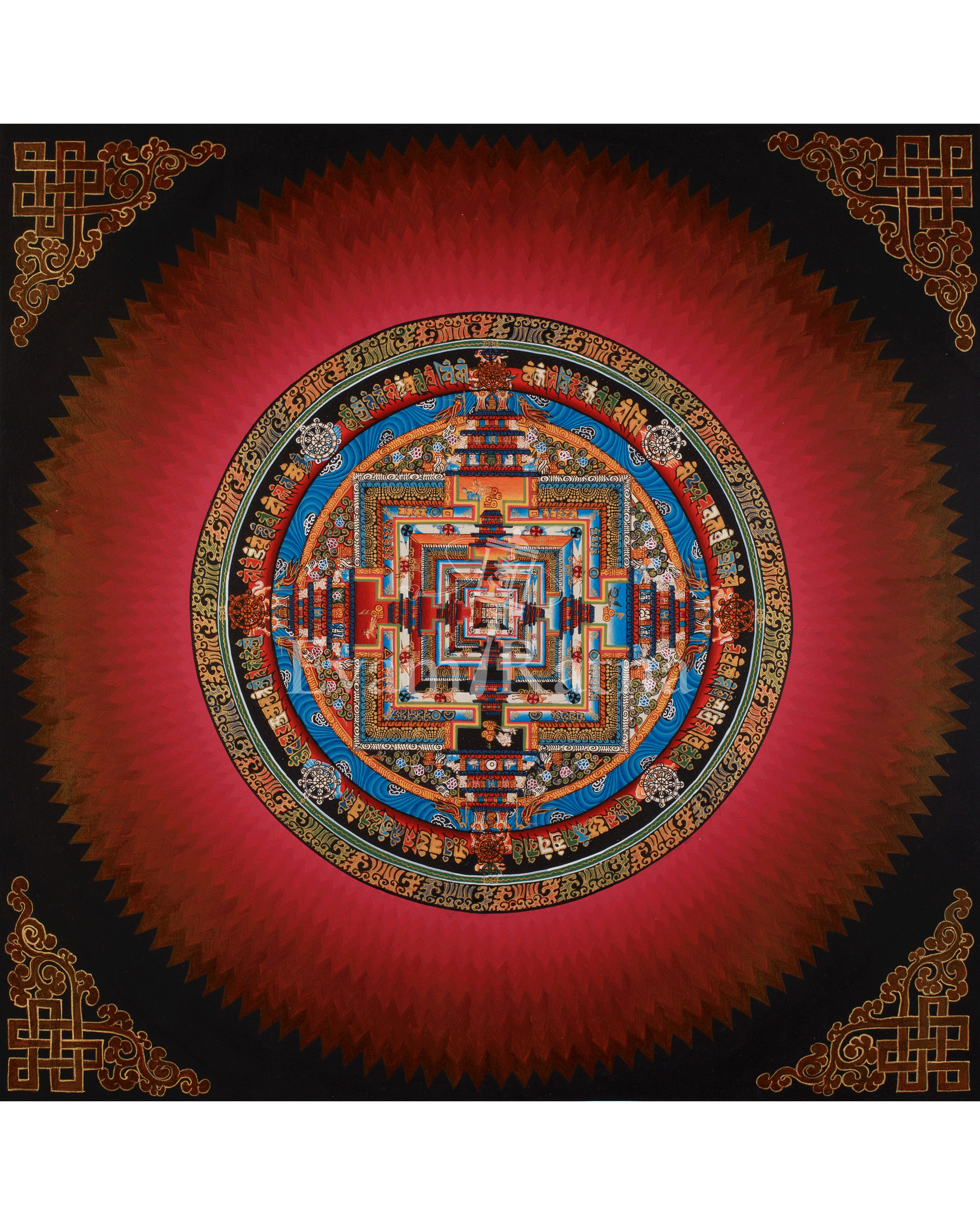 Divine Artwork of Kalachakra Mandala