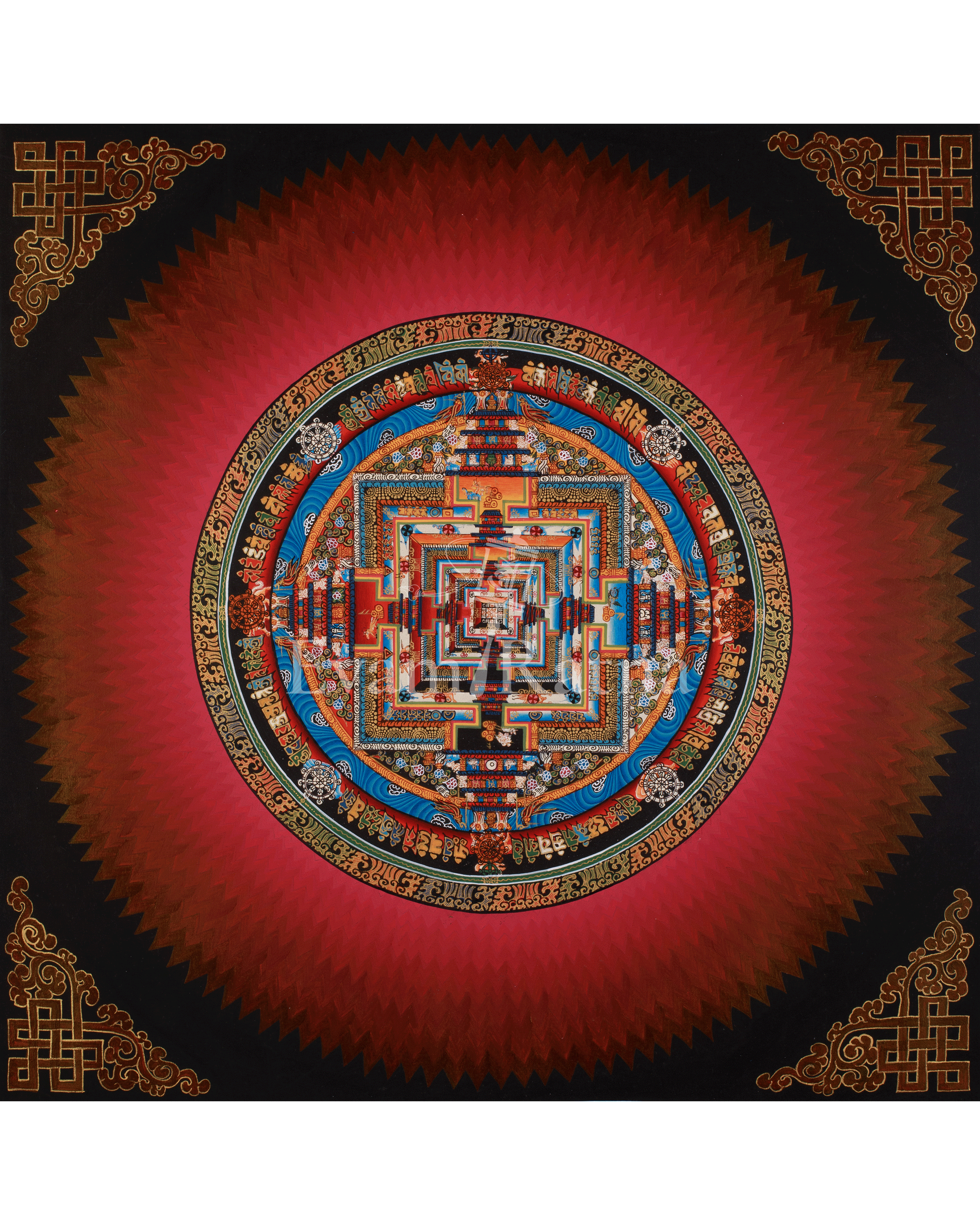 Divine Artwork of Kalachakra Mandala
