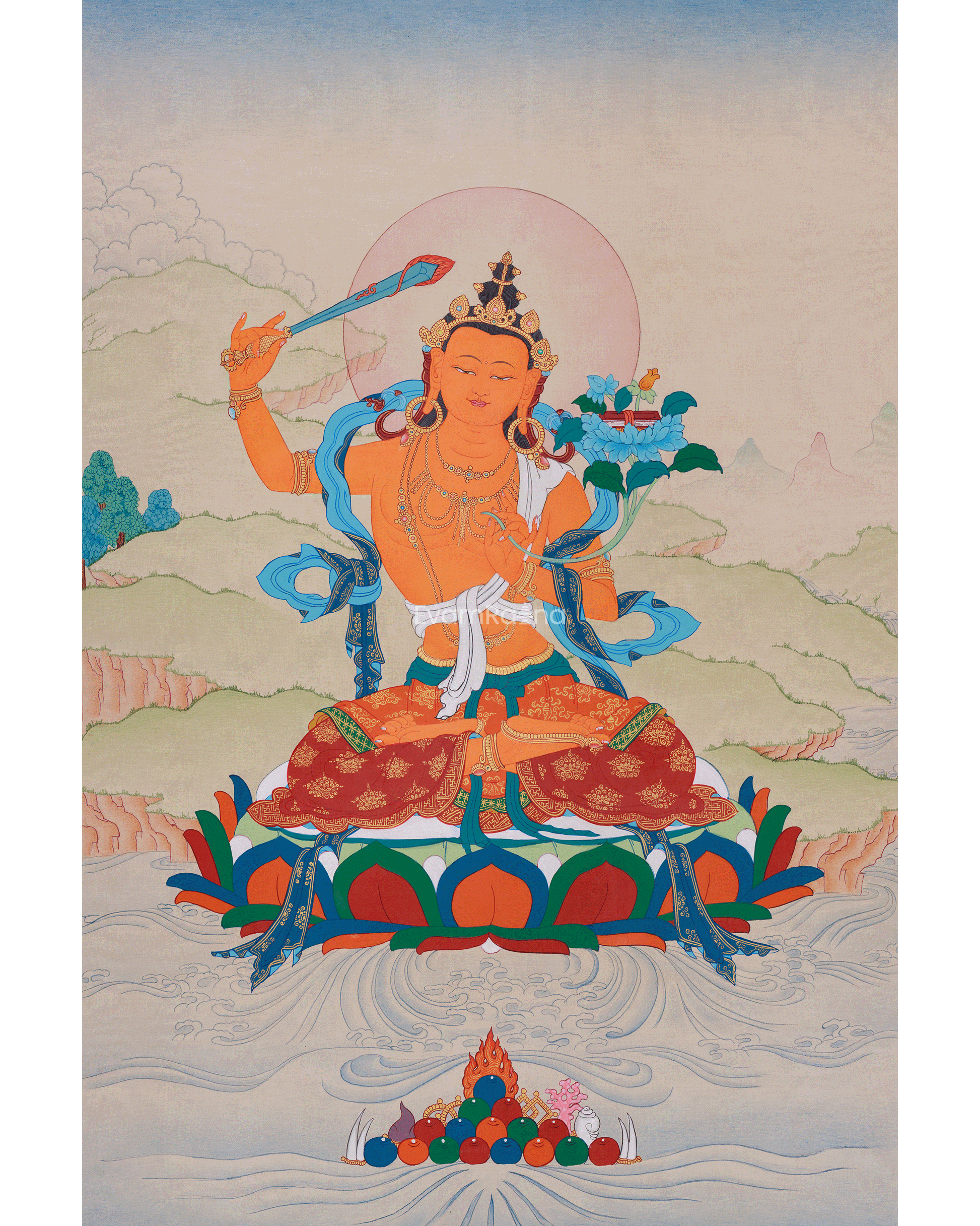  Manjushri Thangka 