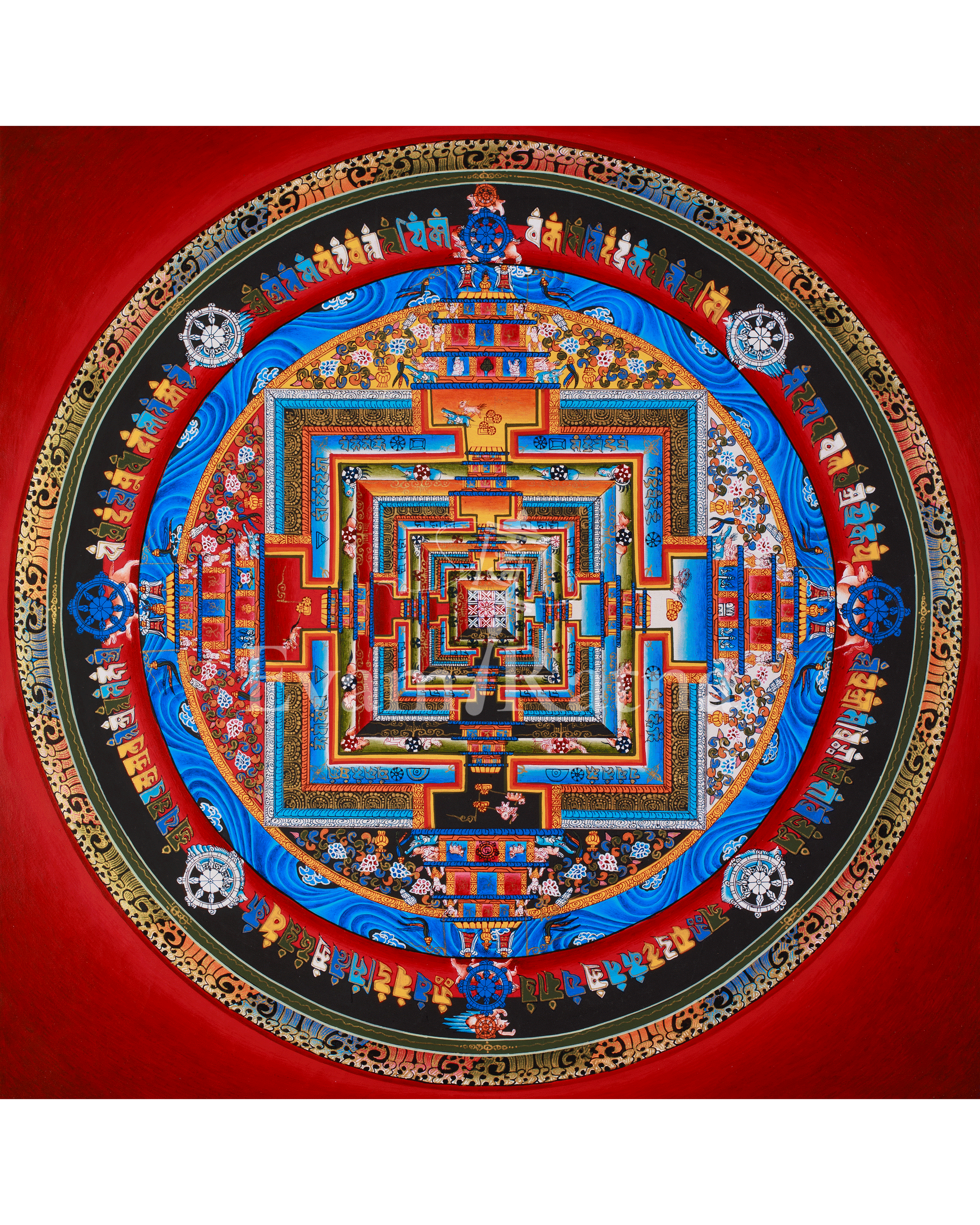 Traditional Tibetan mandala Art
