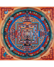 Vajrayana Kalachakra Mandala Art