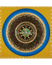 Sacred Mantra Mandala Art