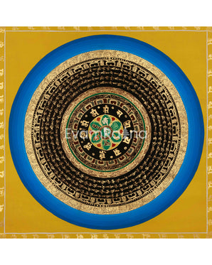 Sacred Mantra Mandala Art