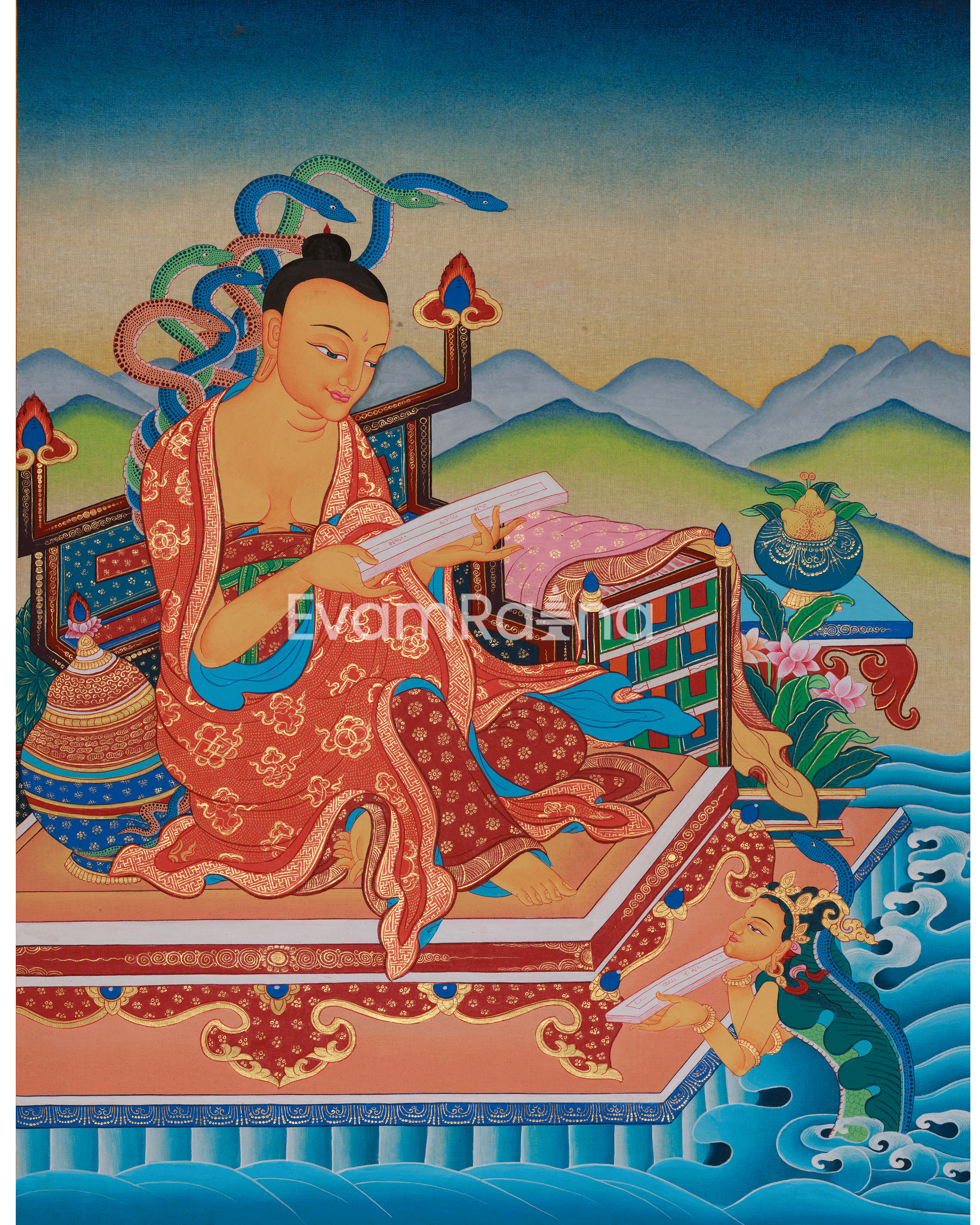 Nagarjuna Sacred Thangka