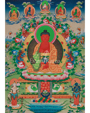 Himalayan Thangka of Amitabha Buddha