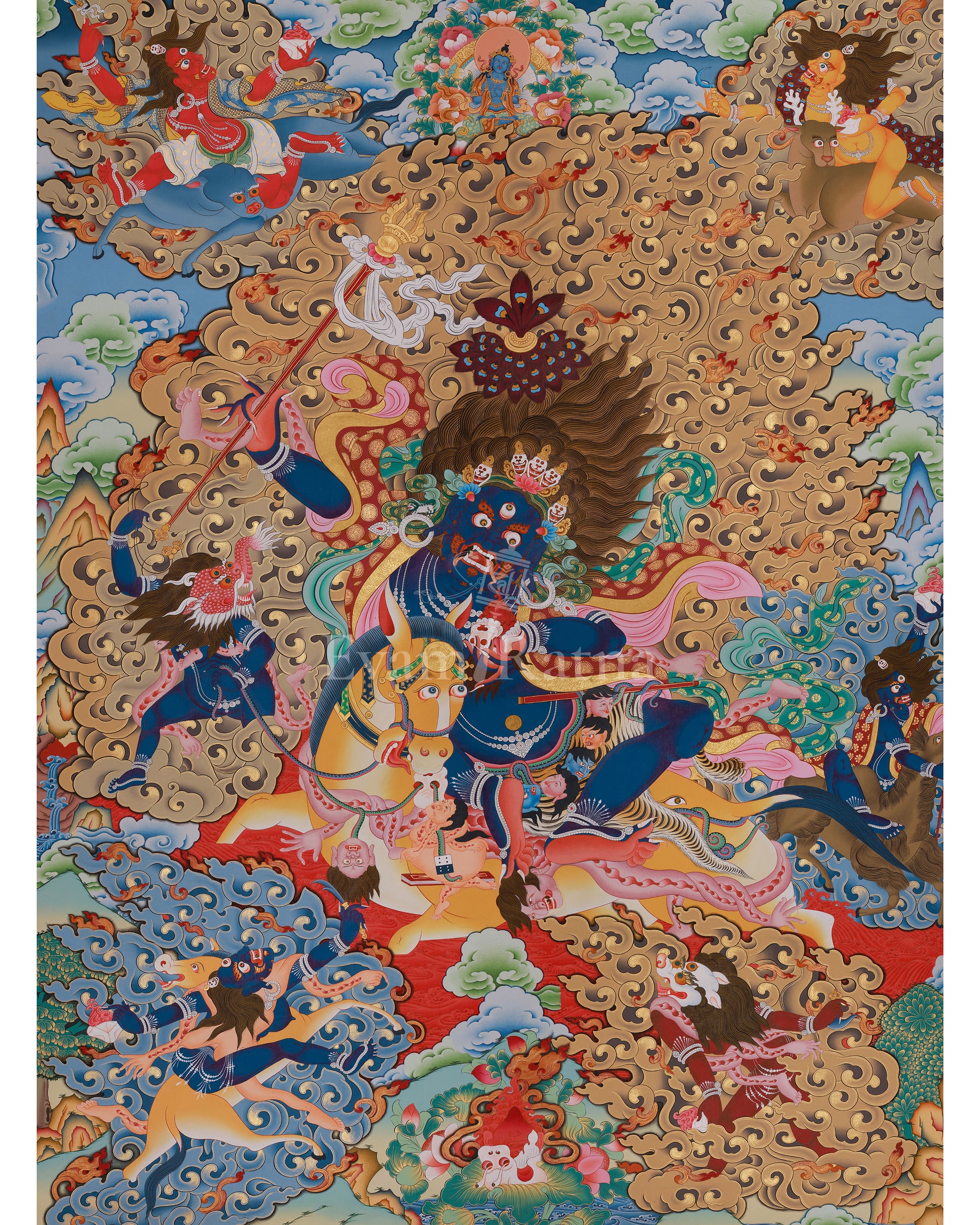 Palden Lhamo Spiritual Thangka 