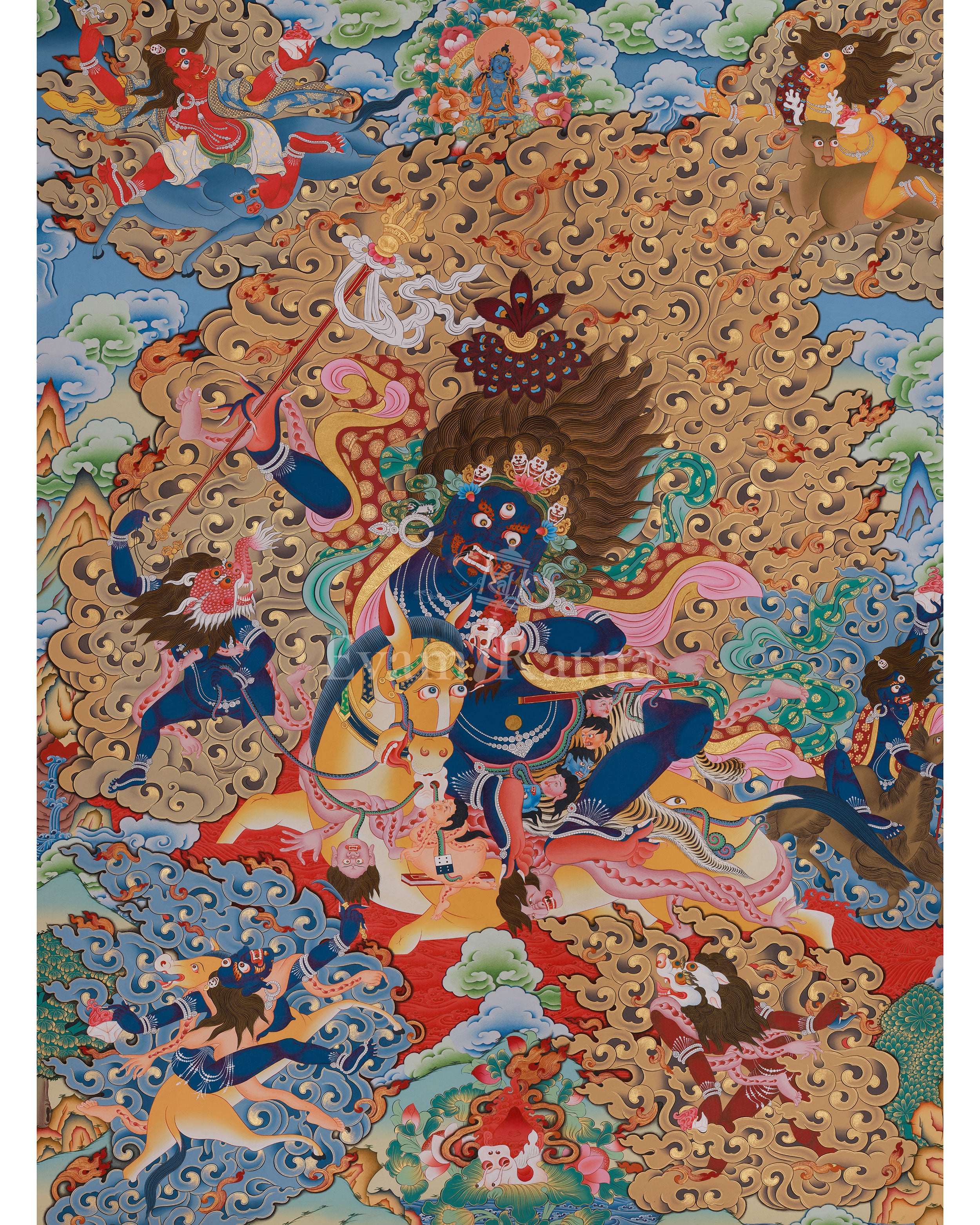 Palden Lhamo Spiritual Thangka 