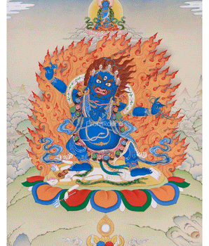 Butadamara Buddhist Guardian Thangka
